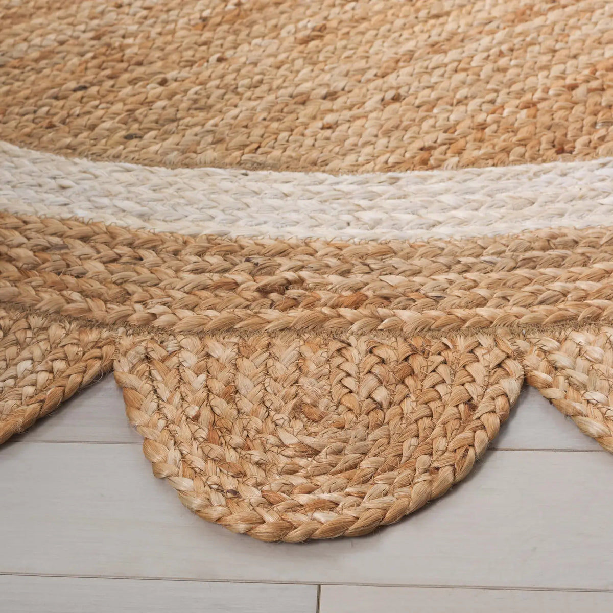 Safavieh Natural Fiber 5'-0" x 5'-0" Rug in Natural / Ivory