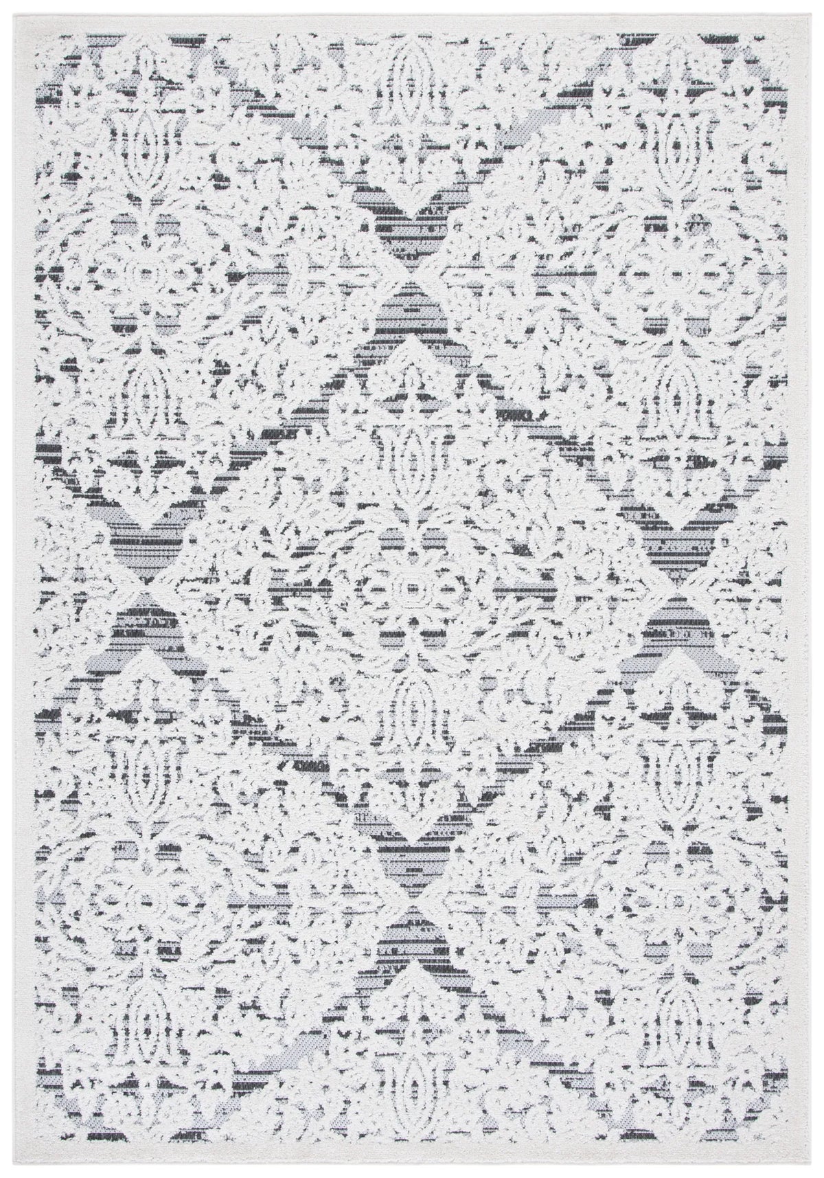 Safavieh Cabana 4'-5" x 6'-5" Rug in Ivory / Grey