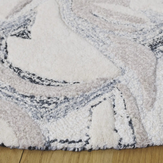 Safavieh Jardin 6'-0" x 6'-0" Rug in Grey / Ivory