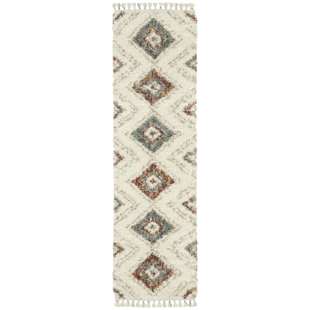 Oriental Weavers Sphinx Axis Ax07A Ivory/ Multi Rug - runner