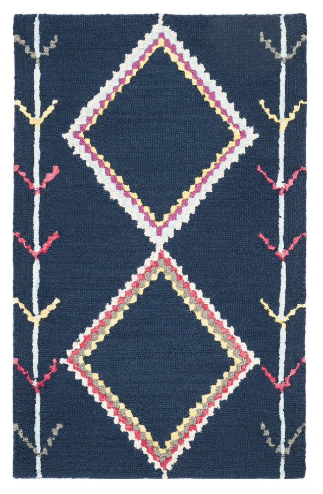 Safavieh Bellagio 2'-6" x 4'-0" Rug in Navy / Multi