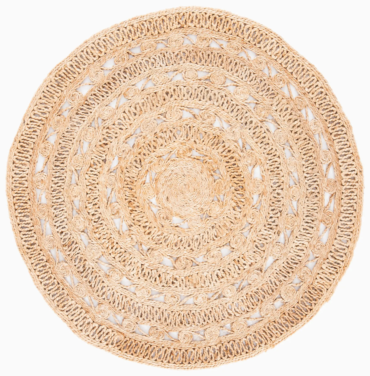 Safavieh Natural Fiber 3'-0" x 3'-0" Rug in Natural
