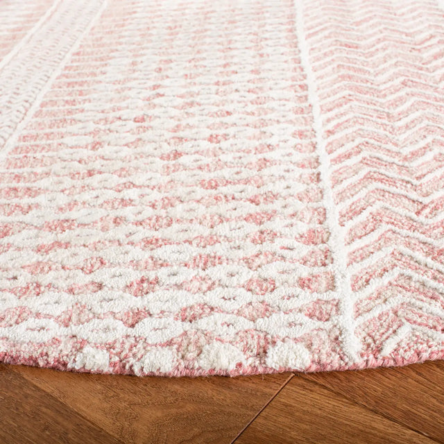 Safavieh Glamour 6'-0" x 6'-0" Rug in Light Pink / Ivory