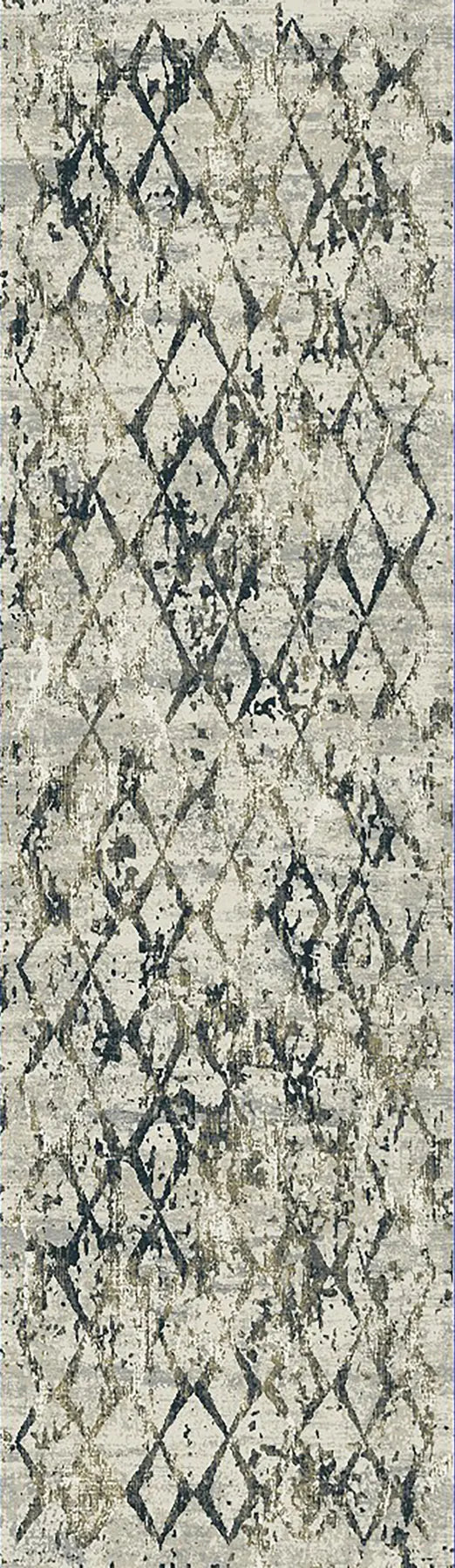 Dynamic Rugs Quartz 27039 Light Beige / Blue Rugs - Runner