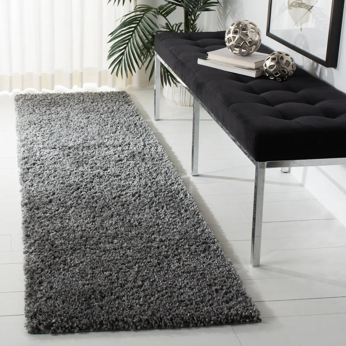 Safavieh August Shag 900 2'-3" x 10'-0" Rug in Grey