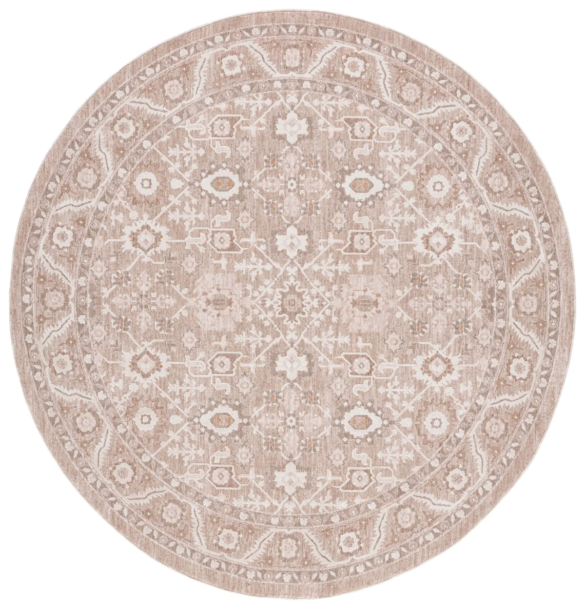 Safavieh Willow 6'-3" x 6'-3" Rug in Beige / Ivory
