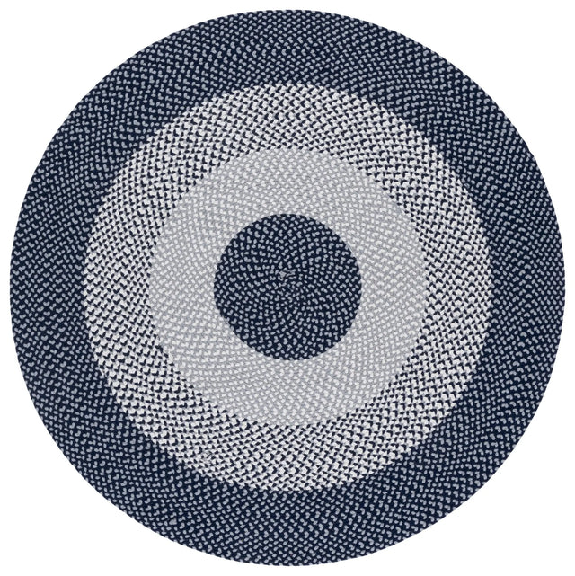 Safavieh Braided 800 5'-0" x 5'-0" Rug in Grey / Blue