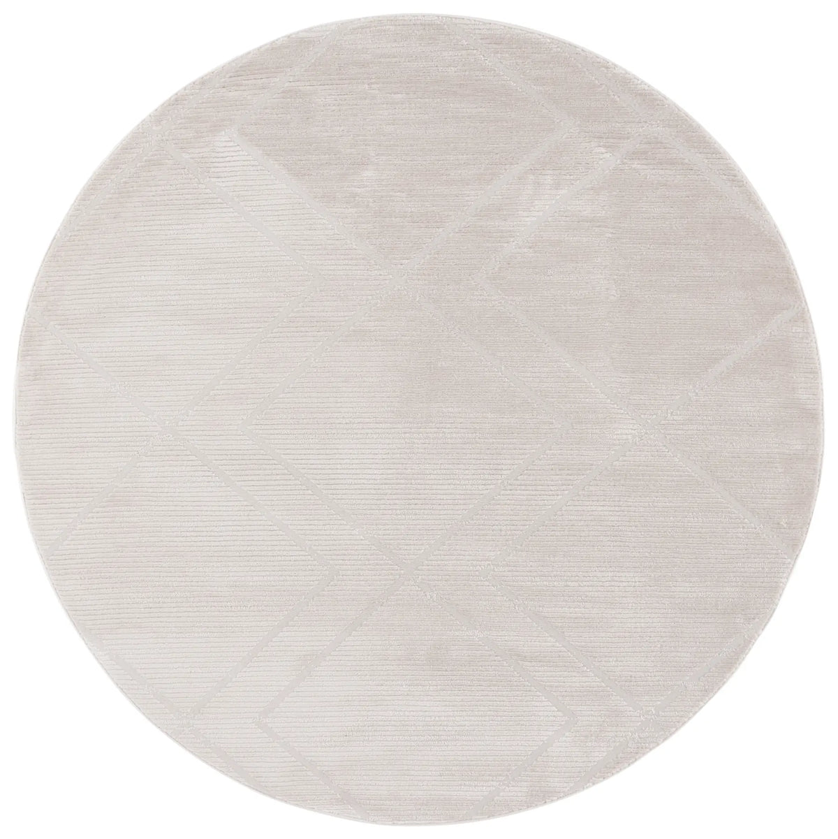 Safavieh Carter 6'-7" x 6'-7" Rug in Ivory / Taupe