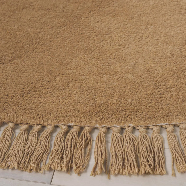 Safavieh Easy Care 6'-0" x 6'-0" Rug in Light Brown
