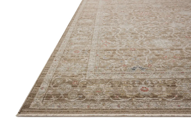 Chris Loves Julia x Loloi Ida IDA-03 Bark / Multi Rug - rug corner