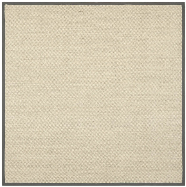 Safavieh Natural Fiber 7'-0" x 7'-0" Rug in Marble / Grey