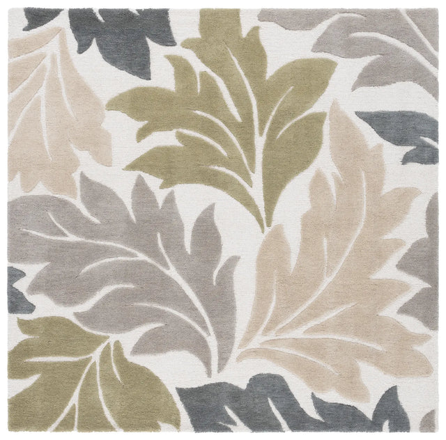 Safavieh Jardin 6'-0" x 6'-0" Rug in Ivory / Grey