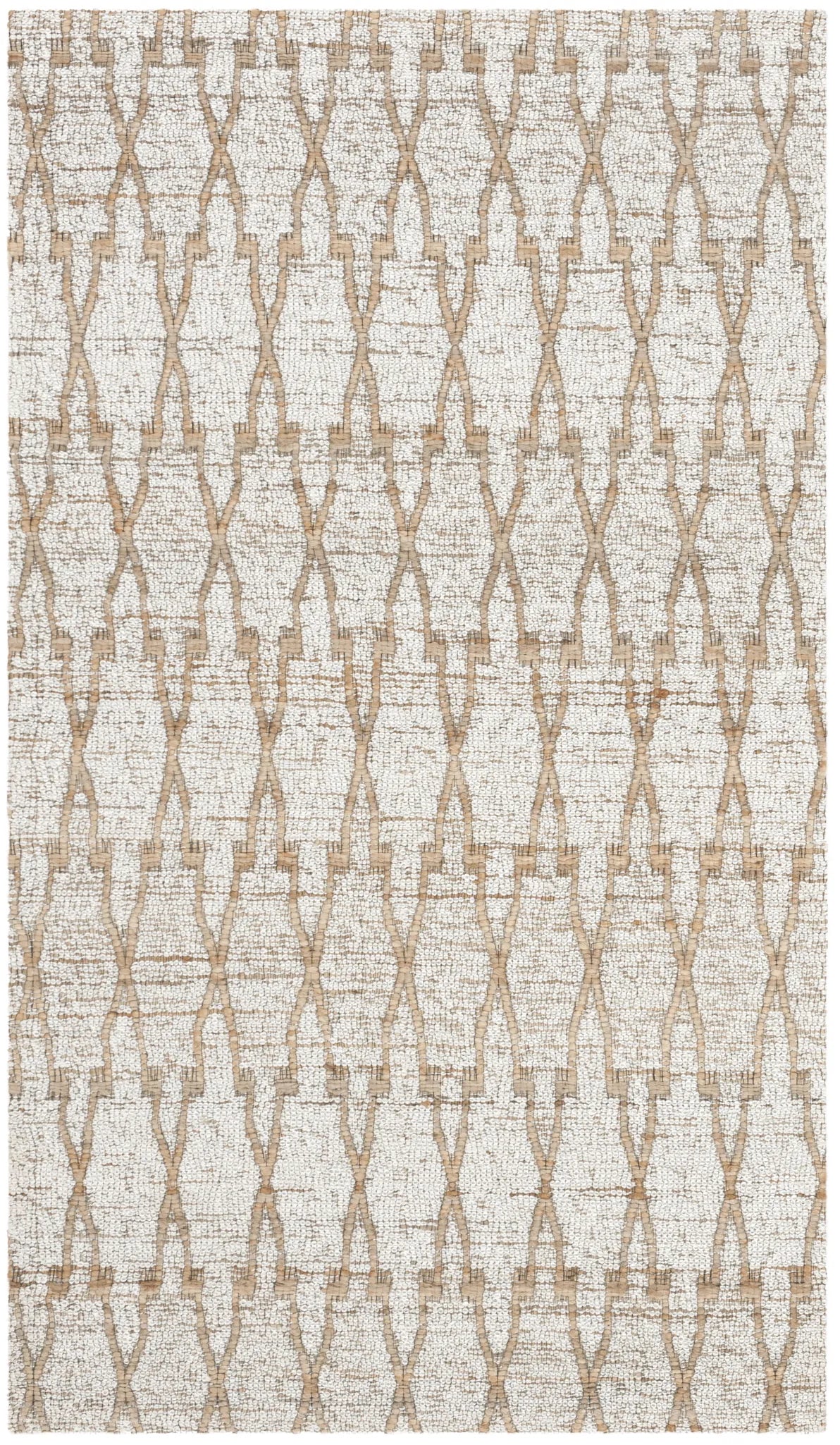 Safavieh Cape Cod 3'-0" x 5'-0" Rug in Silver / Natural