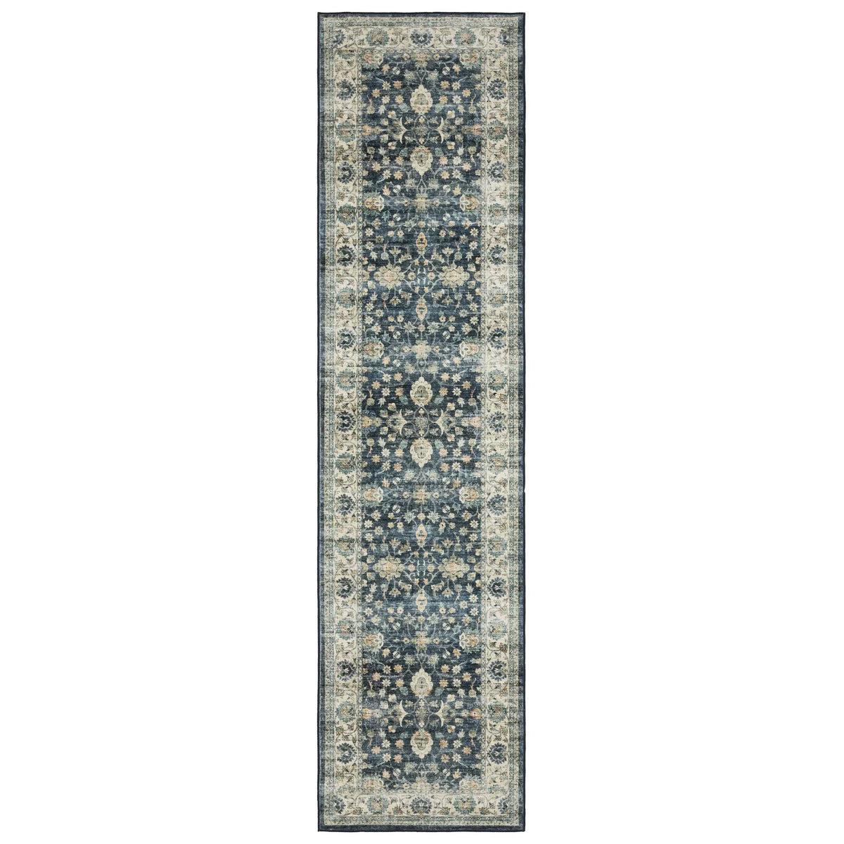 Oriental Weavers Sphinx Sumter Sum02 Blue/ Ivory Rug - runner