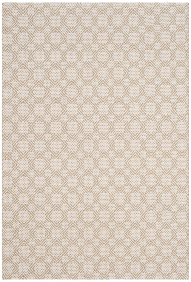 Safavieh Klc-Cotton Kilim 4'-0" x 6'-0" Rug in Beige / Ivory