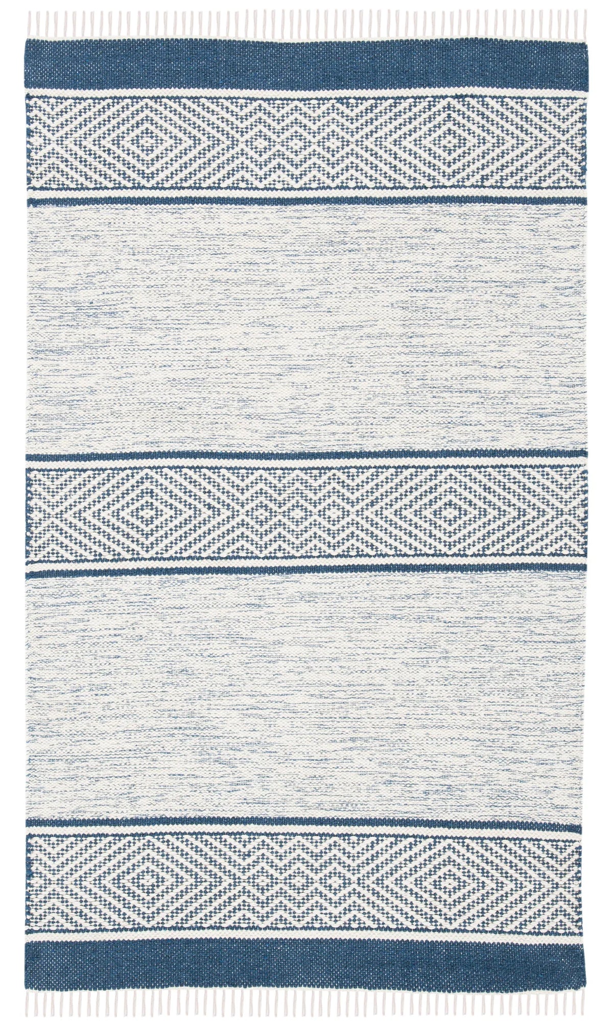 Safavieh Montauk 3'-0" x 5'-0" Rug in Ivory / Navy