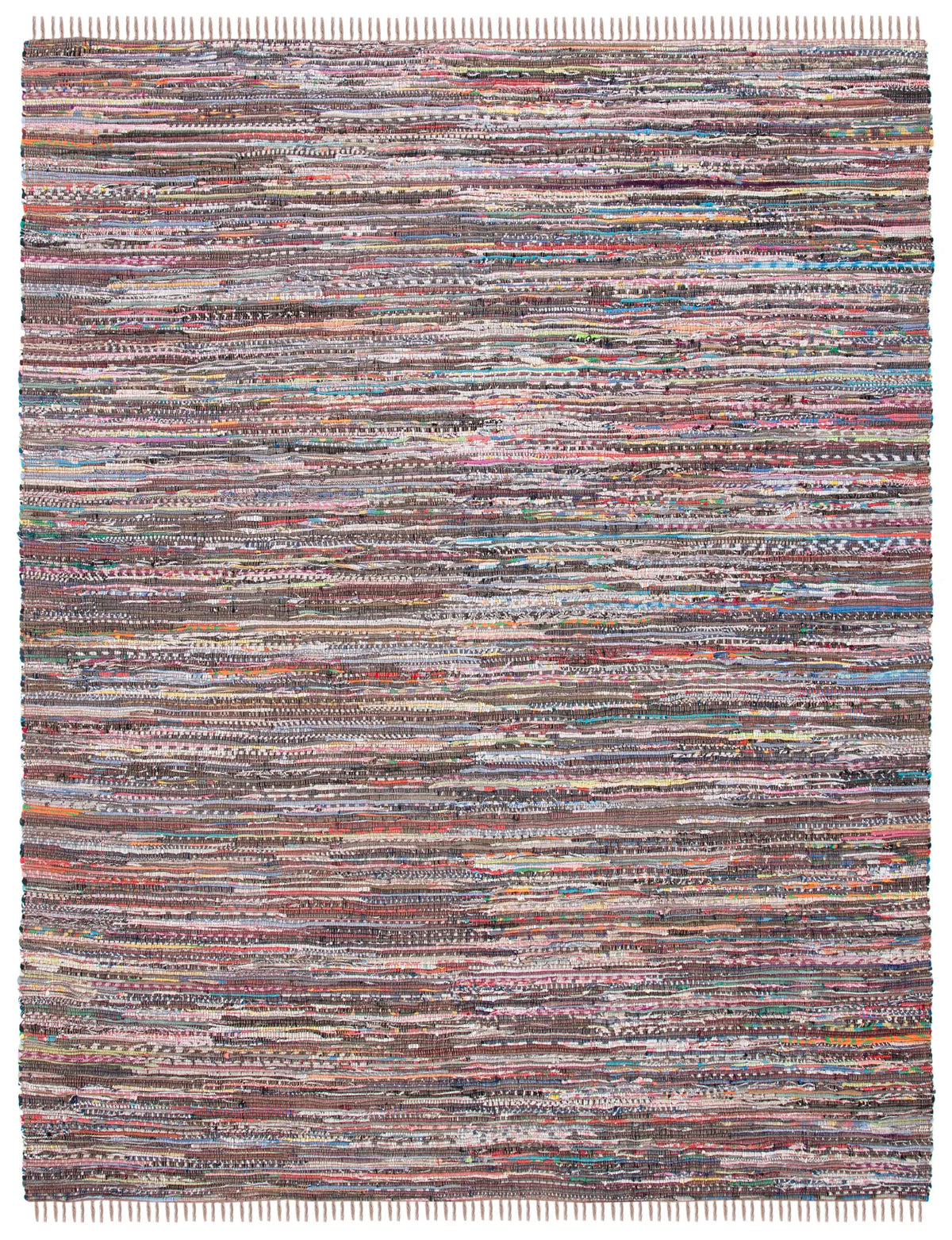 Safavieh Rag Rug 10'-0" x 14'-0" Rug in Rust / Multi