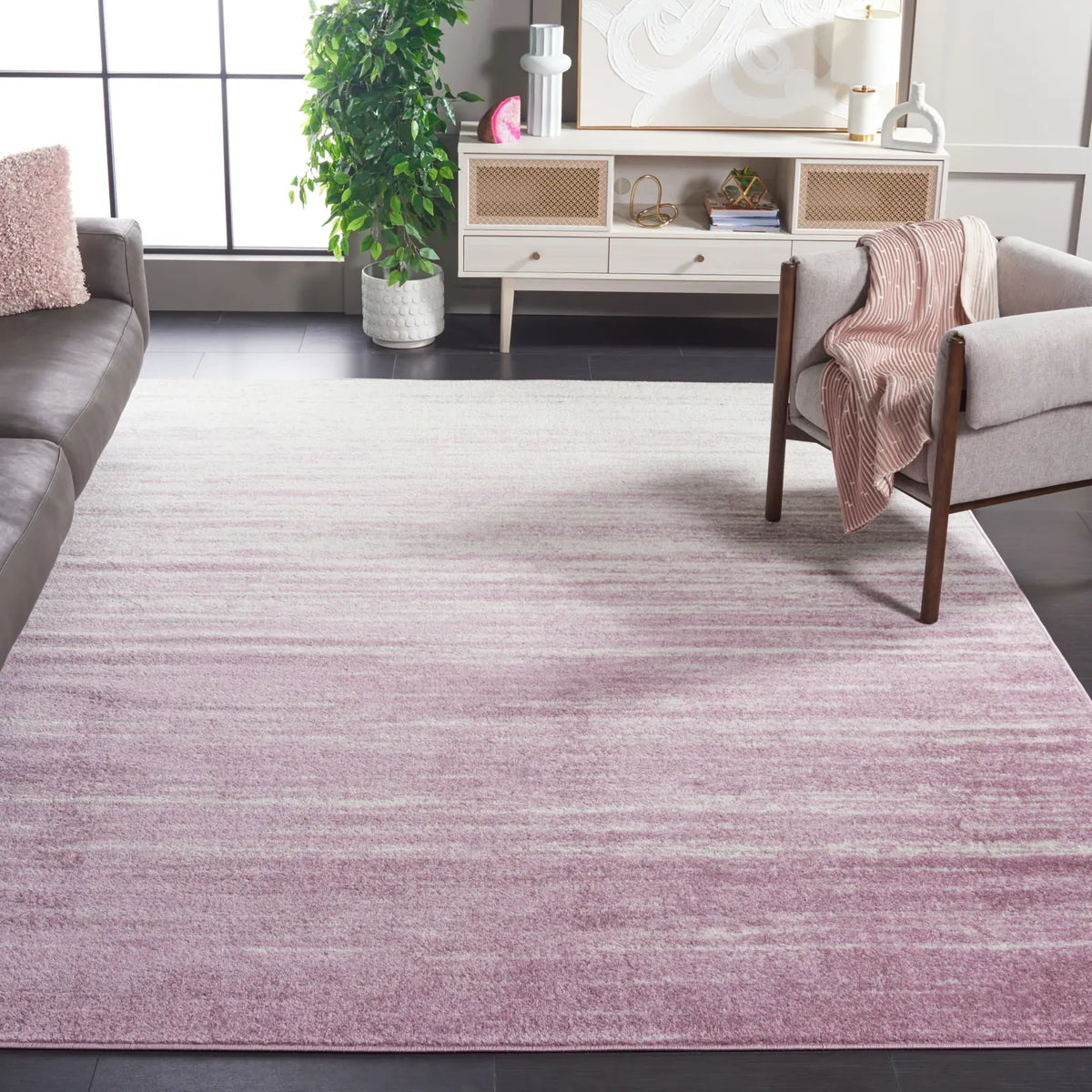 Safavieh Adirondack 10'-0" x 14'-0" Rug in Cream / Purple
