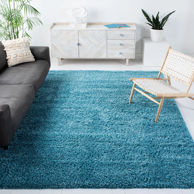 Safavieh Shag 9'-6" x 13'-0" Rug in Turquoise