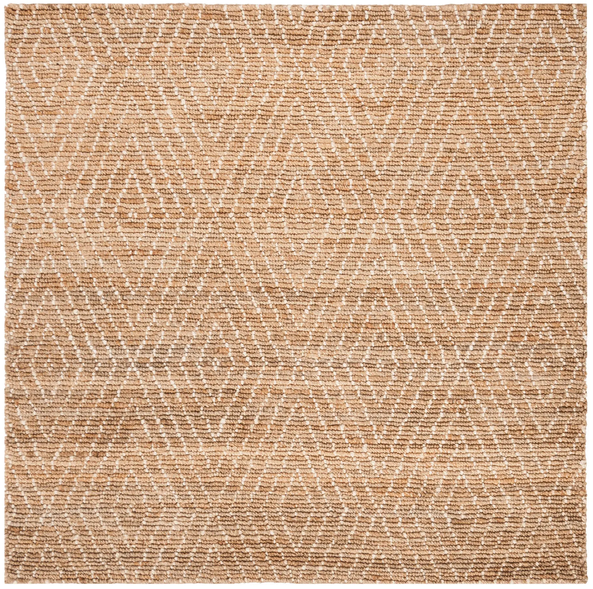 Safavieh Bohemian 6'-0" x 6'-0" Rug in Natural / Ivory
