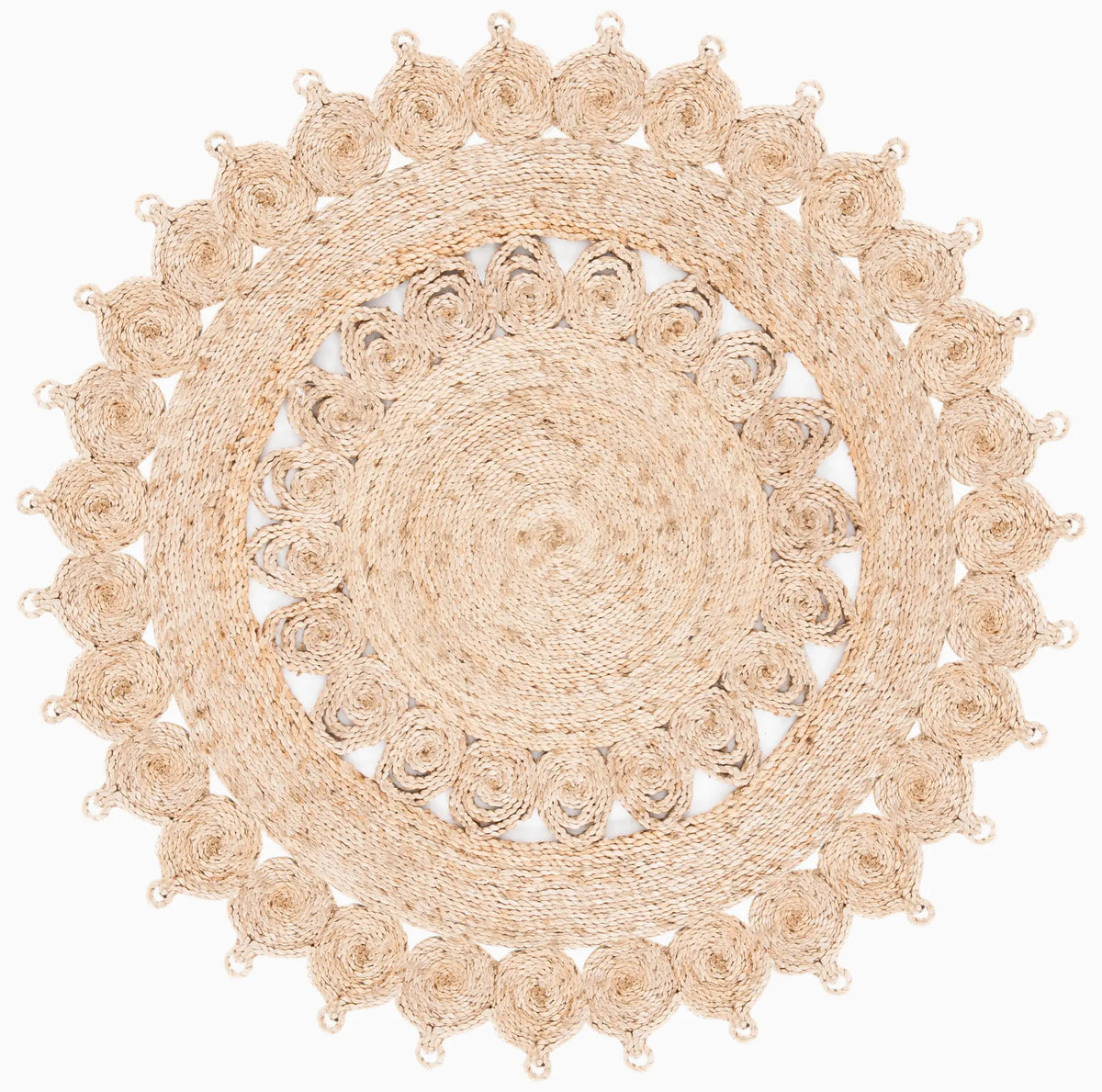 Safavieh Natural Fiber 3'-0" x 3'-0" Rug in Natural