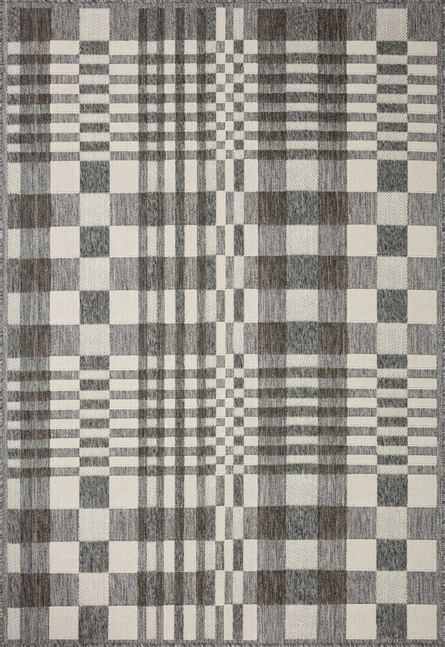 Loloi Rainier Rai-04 Ivory/Pebble Rug - main flat