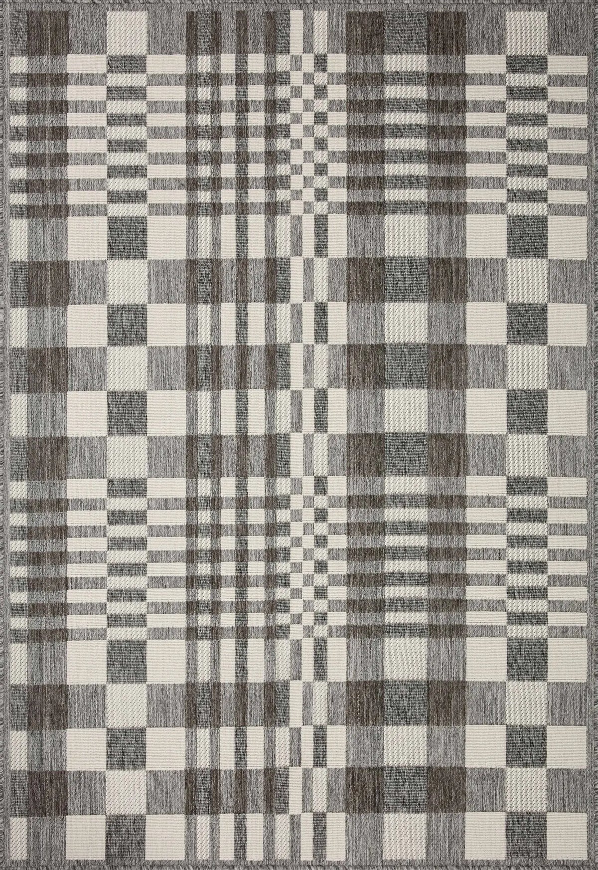 Loloi Rainier Rai-04 Ivory/Pebble Rug - main flat
