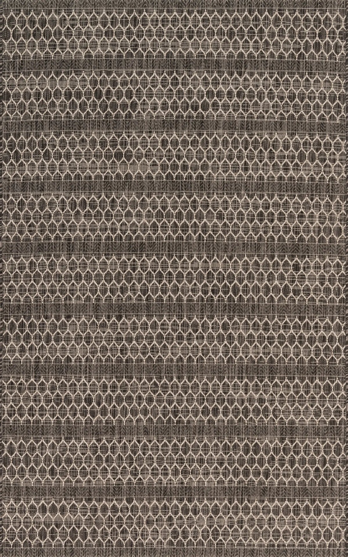Loloi Isle Ie-01 Black / Grey Rugs - main flat