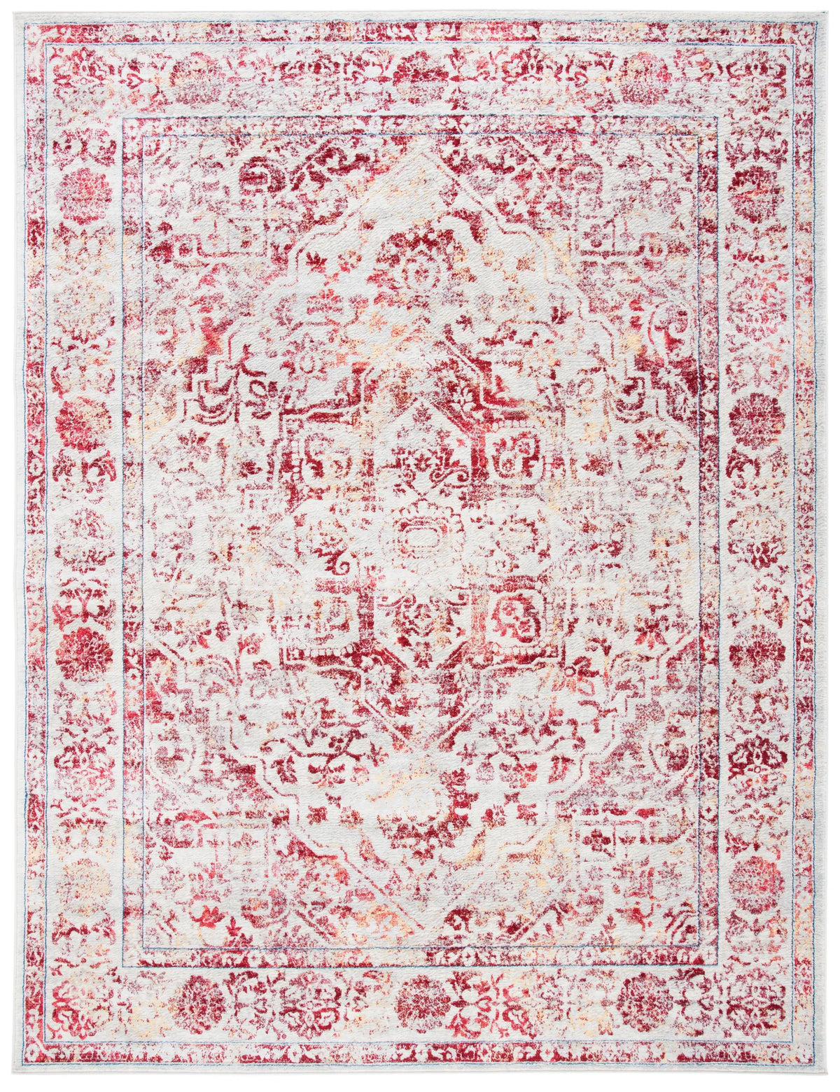 Safavieh Brentwood 10'-0" x 13'-0" Rug in Ivory / Red