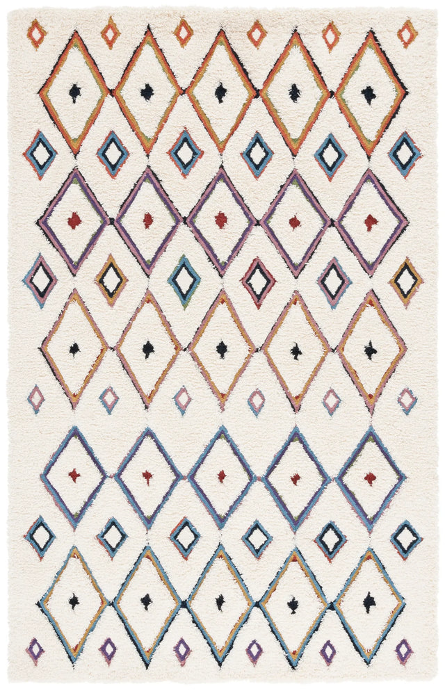 Safavieh Casablanca 4'-0" x 6'-0" Rug in Ivory / Blue