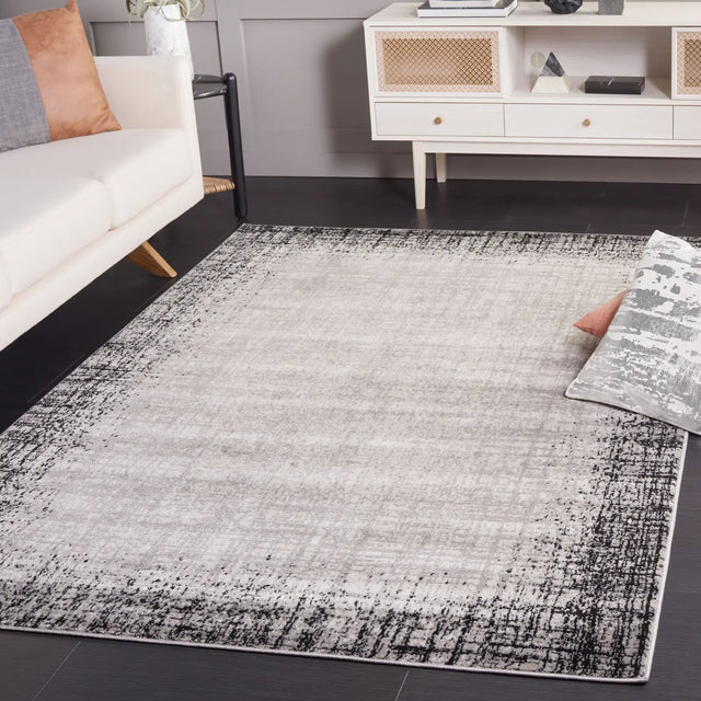 Safavieh Skyler 4'-0" x 6'-0" Rug in Ivory Grey / Black