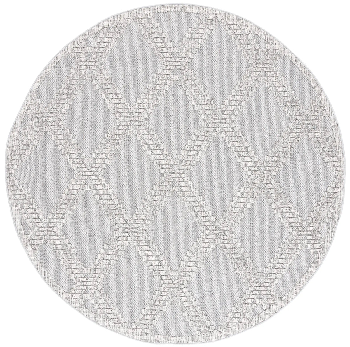 Safavieh Martha Stewart Global 6'-7" x 6'-7" Rug in Grey / Light Grey