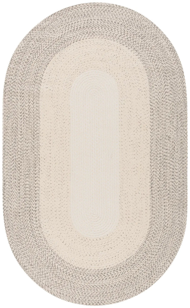 Safavieh Braided 5'-0" x 8'-0" Rug in Ivory / Grey