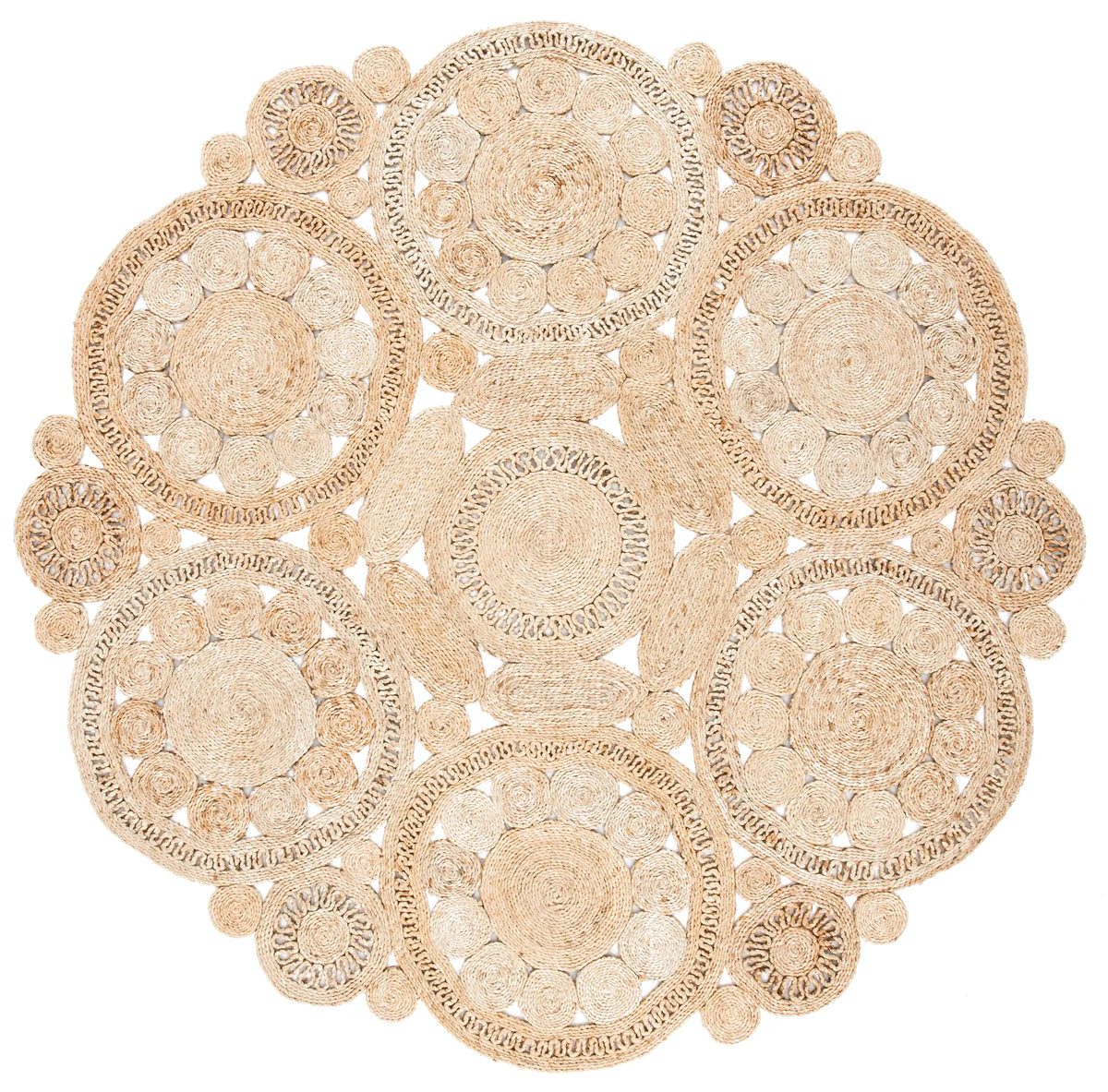 Safavieh Natural Fiber 10'-0" x 10'-0" Rug in Natural