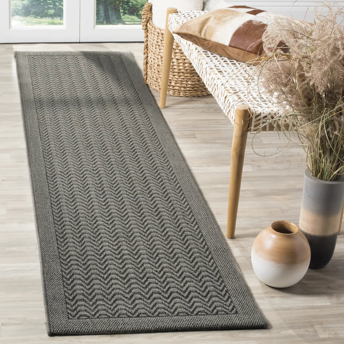 Safavieh Palm Beach 2'-3" x 10'-0" Rug in Ash