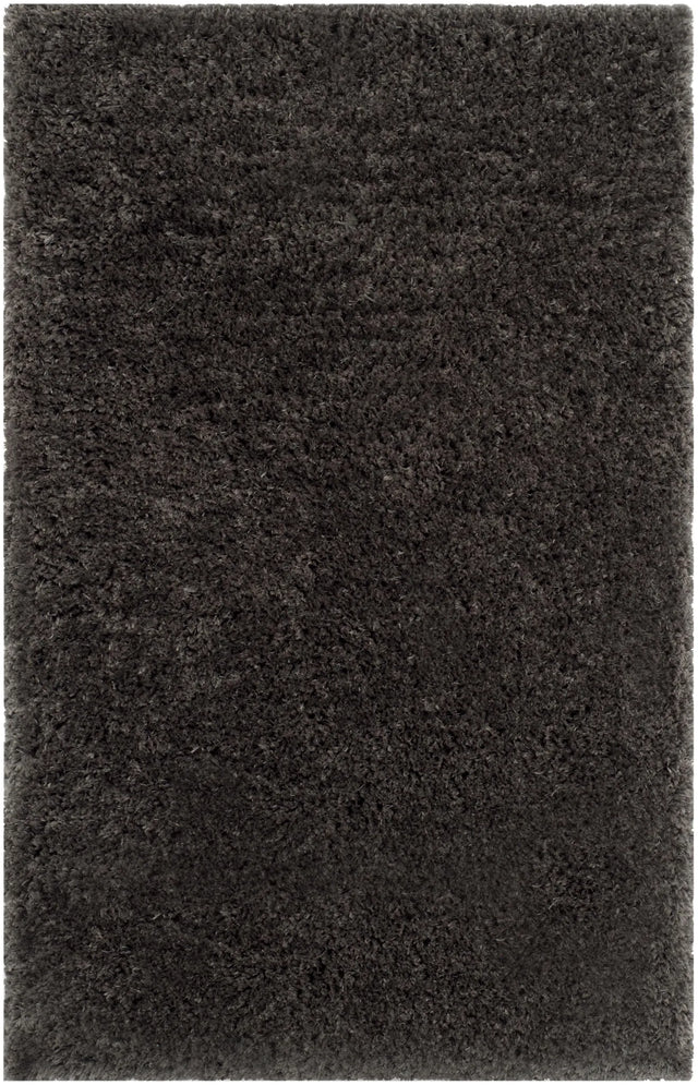Safavieh Supreme Shag 3'-0" x 5'-0" Rug in Dark Grey