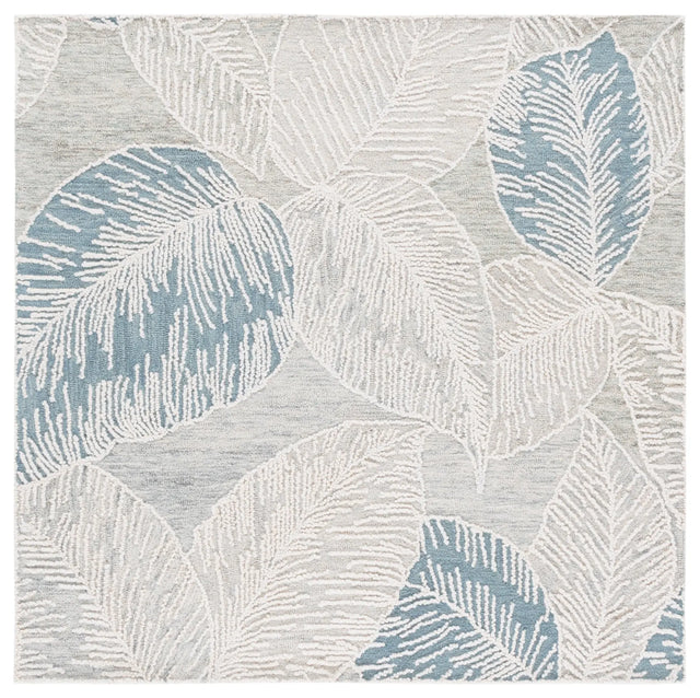 Safavieh Jardin 6'-0" x 6'-0" Rug in Blue / Ivory