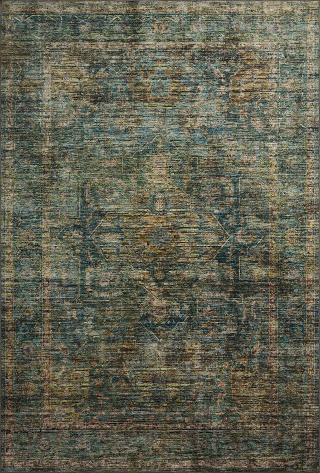 Loloi Anniston ANS-05 Lagoon / Multi Rug - main flat