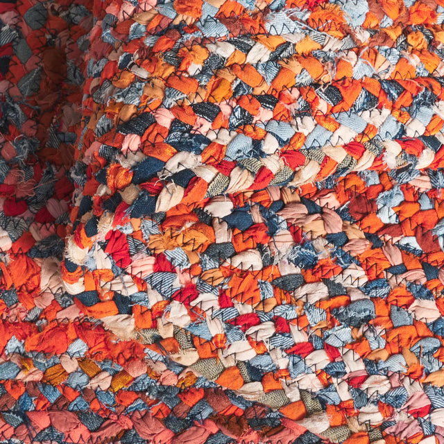 Safavieh Braided 4'-0" x 6'-0" Rug in Orange / Rust