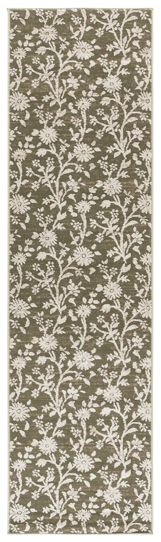 Safavieh Cameron 2'-2" x 8'-0" Rug in Green / Ivory