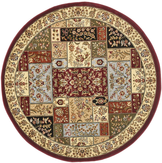 Safavieh Lyndhurst 5'-3" x 5'-3" Rug in Multi / Ivory
