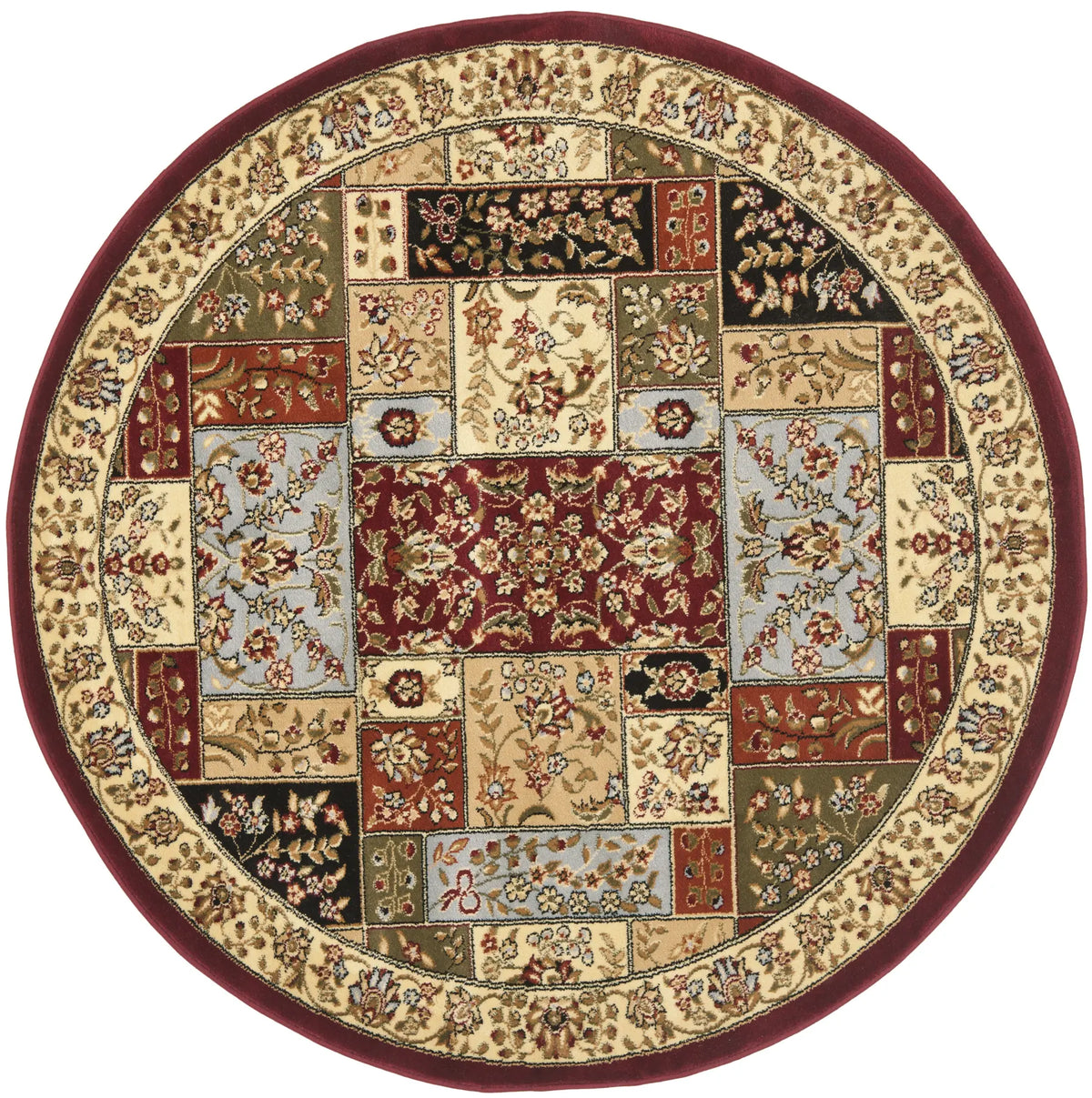 Safavieh Lyndhurst 5'-3" x 5'-3" Rug in Multi / Ivory
