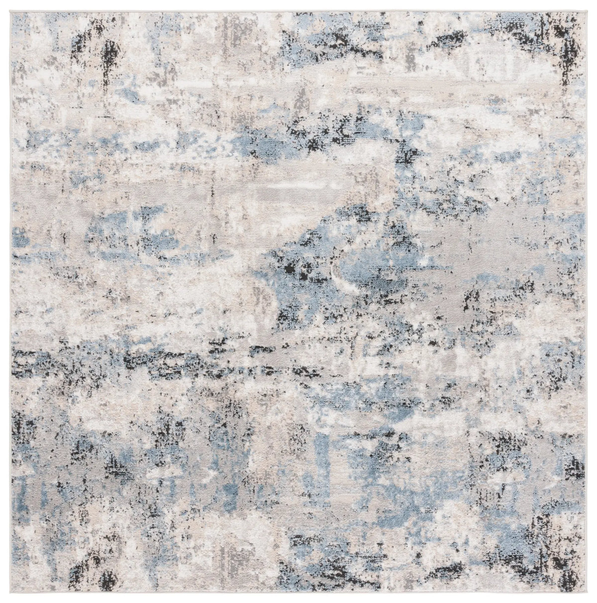Safavieh Quincy 6'-7" x 6'-7" Rug in Ivory / Blue