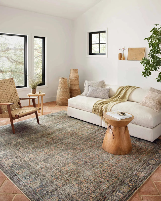 Loloi Adrian Adr-03 Terracotta/Multi Rug - room scene 2