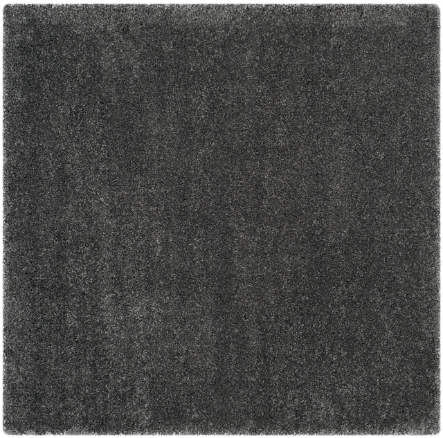 Safavieh Santa Monica Shag 6'-7" x 6'-7" Rug in Dark Grey