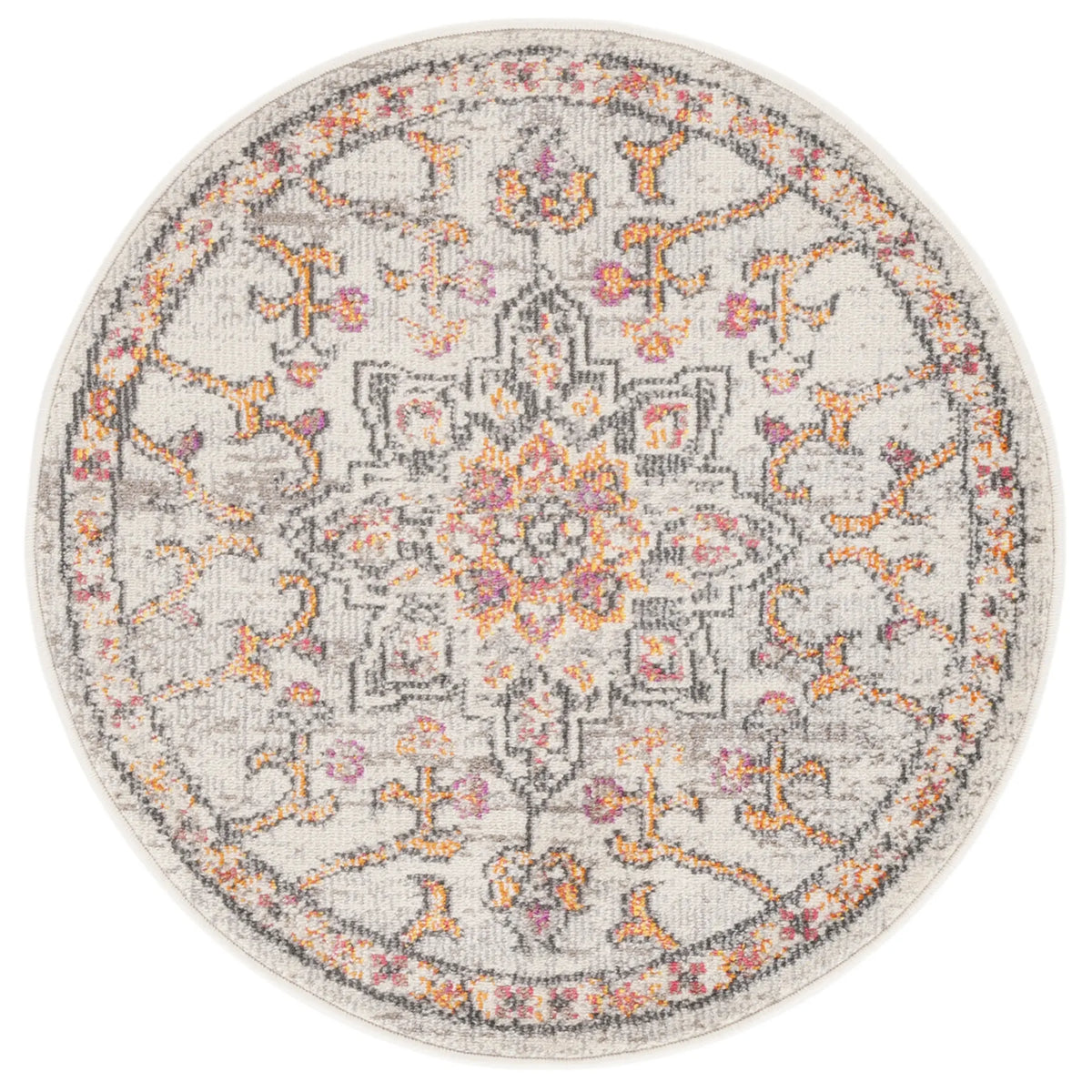 Safavieh Madison 3'-0" x 3'-0" Rug in Beige / Orange
