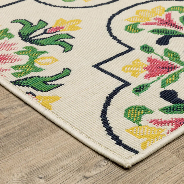Oriental Weavers Sphinx Havana HAV04 Multi Rugs - corner detail