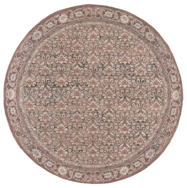 Safavieh Restoration Vintage 6'-0" x 6'-0" Rug in Brown / Ivory