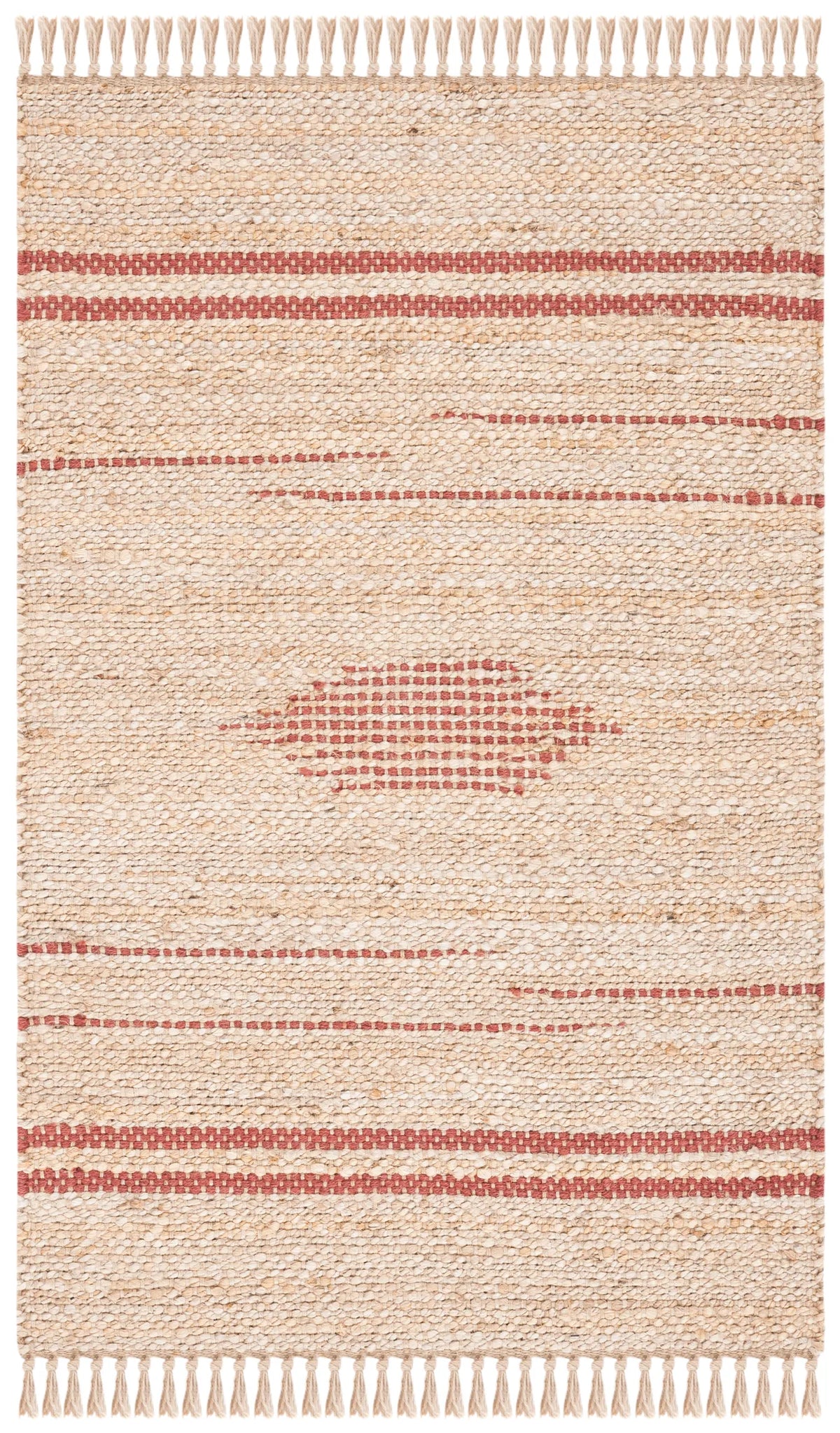 Safavieh Natural Fiber 2'-3" x 4'-0" Rug in Rust / Natural