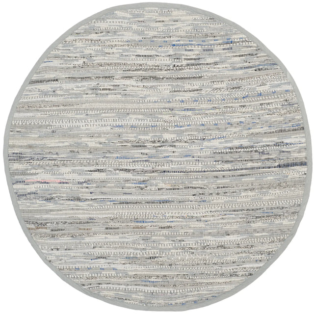Safavieh Rag Rug 3'-0" x 3'-0" Rug in Grey